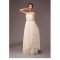 A-Line Strapless Long Chiffon Bridesmaid Dresses/Evening Dresses BD010560