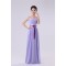 A-Line Strapless Long Chiffon Bridesmaid Dresses/Evening Dresses BD010576