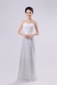 A-Line Strapless Long Chiffon Bridesmaid Dresses/Evening Dresses BD010577