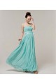 A-Line Strapless Long Chiffon Bridesmaid Dresses/Evening Dresses BD010579