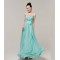 A-Line Strapless Long Chiffon Bridesmaid Dresses/Evening Dresses BD010579