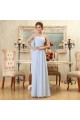 A-Line One-Shoulder Beaded Long Blue Chiffon Bridesmaid Dresses/Evening Dresses BD010581 A-Line One-Shoulder Beaded Long Blue Chiffon Bridesmaid Dresses/Evening Dresses BD010581