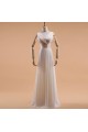A-Line V-Neck Long Red Chiffon Bridesmaid Dresses/Evening Dresses BD010588