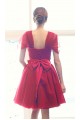Short Cap-Sleeve Tulle Bridesmaid Dresses/Evening Dresses BD010589 Short Cap-Sleeve Tulle Bridesmaid Dresses/Evening Dresses BD010589
