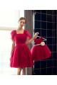 Short Cap-Sleeve Tulle Bridesmaid Dresses/Evening Dresses BD010589 Short Cap-Sleeve Tulle Bridesmaid Dresses/Evening Dresses BD010589