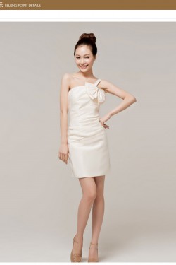 Short/Mini One-Shoulder Bridesmaid Dresses/Cocktail/Homecoming/Evening Dresses BD010600