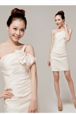 Short/Mini One-Shoulder Bridesmaid Dresses/Cocktail/Homecoming/Evening Dresses BD010600