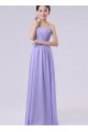 A-Line Strapless Long Purple Chiffon Bridesmaid Dresses/Evening Dresses BD010602