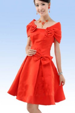 A-Line Short Bridesmaid Dresses/Evening Dresses BD010605