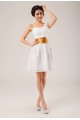 A-Line One-Shoulder Short Chiffon Bridesmaid Dresses/Evening Dresses BD010608