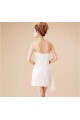 A-Line Strapless Short Beaded Bridesmaid Dresses/Evening Dresses BD010610