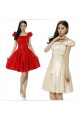A-Line Short Satin Bridesmaid Dresses/Evening Dresses BD010612