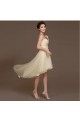 High Low Strapless Tulle Bridesmaid Dresses/Evening Dresses BD010615