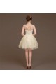 A-Line Beaded Tulle Short Bridesmaid Dresses/Evening Dresses BD010618 A-Line Beaded Tulle Short Bridesmaid Dresses/Evening Dresses BD010618
