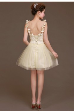 A-Line Short Tulle Bridesmaid Dresses/Evening Dresses BD010620