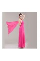 Sheath/Column One-Shoulder Beaded Chiffon Long Bridesmaid Dresses/Evening Dresses BD010626