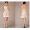 A-Line Strapless Short Chiffon Bridesmaid Dresses/Evening Dresses BD010629
