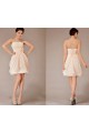 A-Line Strapless Short Chiffon Bridesmaid Dresses/Evening Dresses BD010629