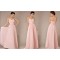 A-Line Sweetheart Long Pink Chiffon Bridesmaid Dresses/Evening Dresses BD010631
