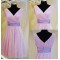 A-Line V-Neck Short Chiffon Bridesmaid Dresses/Evening Dresses BD010632