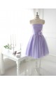 A-Line Strapless Short Bridesmaid Dresses/Evening Dresses BD010633