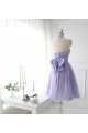 A-Line Strapless Short Bridesmaid Dresses/Evening Dresses BD010633