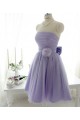 A-Line Strapless Short Bridesmaid Dresses/Evening Dresses BD010633