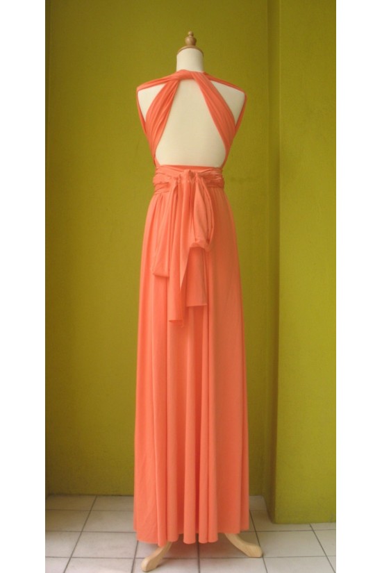 A-Line Long Chiffon Bridesmaid Dresses/Evening Dresses BD010635
