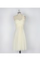A-Line One-Shoulder Short Chiffon Bridesmaid Dresses/Evening Dresses BD010638