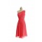 A-Line One-Shoulder Short Chiffon Bridesmaid Dresses/Evening Dresses BD010647