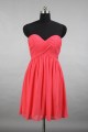 A-Line Sweetheart Short Chiffon Bridesmaid Dresses/Evening Dresses BD010649