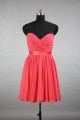 A-Line Sweetheart Short Chiffon Bridesmaid Dresses/Evening Dresses BD010650