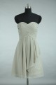 A-Line Sweetheart Short Chiffon Bridesmaid Dresses/Evening Dresses BD010651