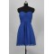 A-Line Sweetheart Short Blue Chiffon Bridesmaid Dresses/Evening Dresses BD010653
