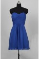 A-Line Sweetheart Short Blue Chiffon Bridesmaid Dresses/Evening Dresses BD010653