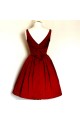 A-Line Bateau Short Red Bridesmaid Dresses/Evening Dresses BD010656 A-Line Bateau Short Red Bridesmaid Dresses/Evening Dresses BD010656