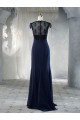 Sheath Cap Sleeve Long Chiffon and Lace Bridesmaid Dresses/Evening Dresses BD010659 Sheath Cap Sleeve Long Chiffon and Lace Bridesmaid Dresses/Evening Dresses BD010659