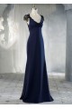 Sheath Cap Sleeve Long Chiffon and Lace Bridesmaid Dresses/Evening Dresses BD010659 Sheath Cap Sleeve Long Chiffon and Lace Bridesmaid Dresses/Evening Dresses BD010659