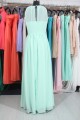 A-Line Long Blue Chiffon Bridesmaid Dresses/Wedding Party Dresses BD010664