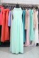 A-Line Long Blue Chiffon Bridesmaid Dresses/Wedding Party Dresses BD010664