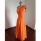 A-Line One-Shoulder Long Chiffon Bridesmaid Dresses/Wedding Party Dresses BD010671