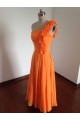 A-Line One-Shoulder Long Chiffon Bridesmaid Dresses/Wedding Party Dresses BD010671 A-Line One-Shoulder Long Chiffon Bridesmaid Dresses/Wedding Party Dresses BD010671