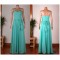 A-Line Sweetheart Long Blue Chiffon Bridesmaid Dresses/Wedding Party Dresses BD010673