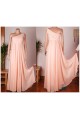 Empire One-Shoulder Long Chiffon Bridesmaid Dresses/Wedding Party Dresses/Maternity Dresses BD010675