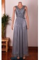 A-Line V-Neck Long Grey Chiffon Bridesmaid Dresses/Wedding Party Dresses BD010676 A-Line V-Neck Long Grey Chiffon Bridesmaid Dresses/Wedding Party Dresses BD010676