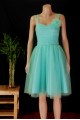 A-Line Off-The-Shoulder Blue Tulle Bridesmaid Dresses/Wedding Party Dresses BD010679 A-Line Off-The-Shoulder Blue Tulle Bridesmaid Dresses/Wedding Party Dresses BD010679