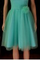 A-Line Off-The-Shoulder Blue Tulle Bridesmaid Dresses/Wedding Party Dresses BD010679