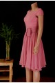 A-Line Cap Sleeve Short Chiffon Bridesmaid Dresses/Wedding Party Dresses BD010680 A-Line Cap Sleeve Short Chiffon Bridesmaid Dresses/Wedding Party Dresses BD010680