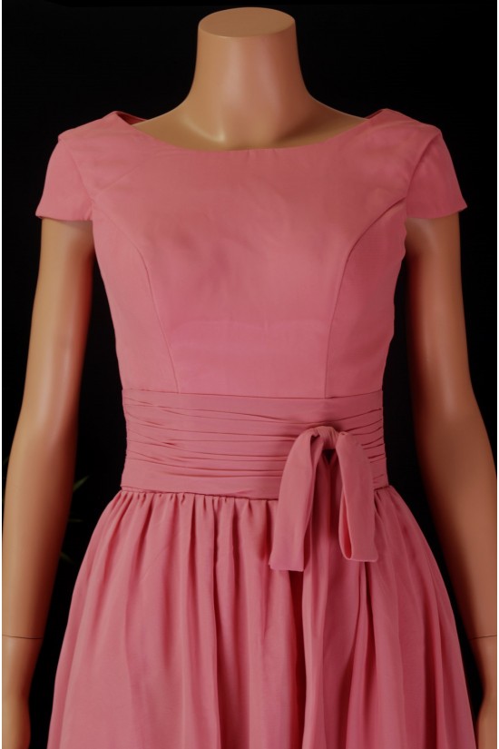A-Line Cap Sleeve Short Chiffon Bridesmaid Dresses/Wedding Party Dresses BD010680 A-Line Cap Sleeve Short Chiffon Bridesmaid Dresses/Wedding Party Dresses BD010680