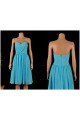 A-Line Sweetheart Short Blue Chiffon Bridesmaid Dresses/Wedding Party Dresses BD010682